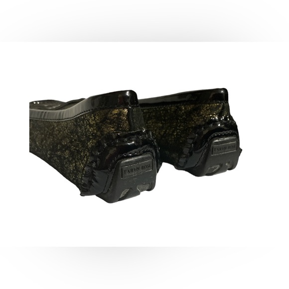 Taryn Rose Corrina black and gold Loafers size 6.5 - Picture 4 of 9